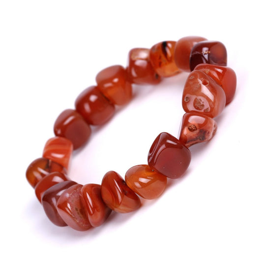 Irregular Red Agate Bracelet01