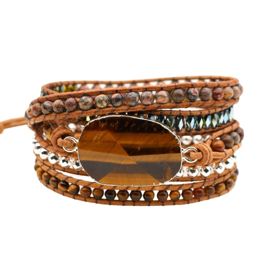 Tiger-eye stone Bohemia Bracelet01