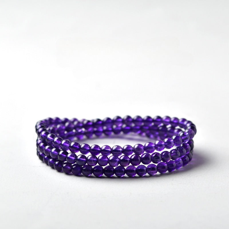 Uruguay Amethyst Bracelet 3 loops04