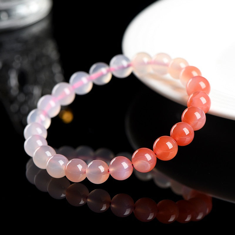 Gradient Salt Source Agate Bracelet