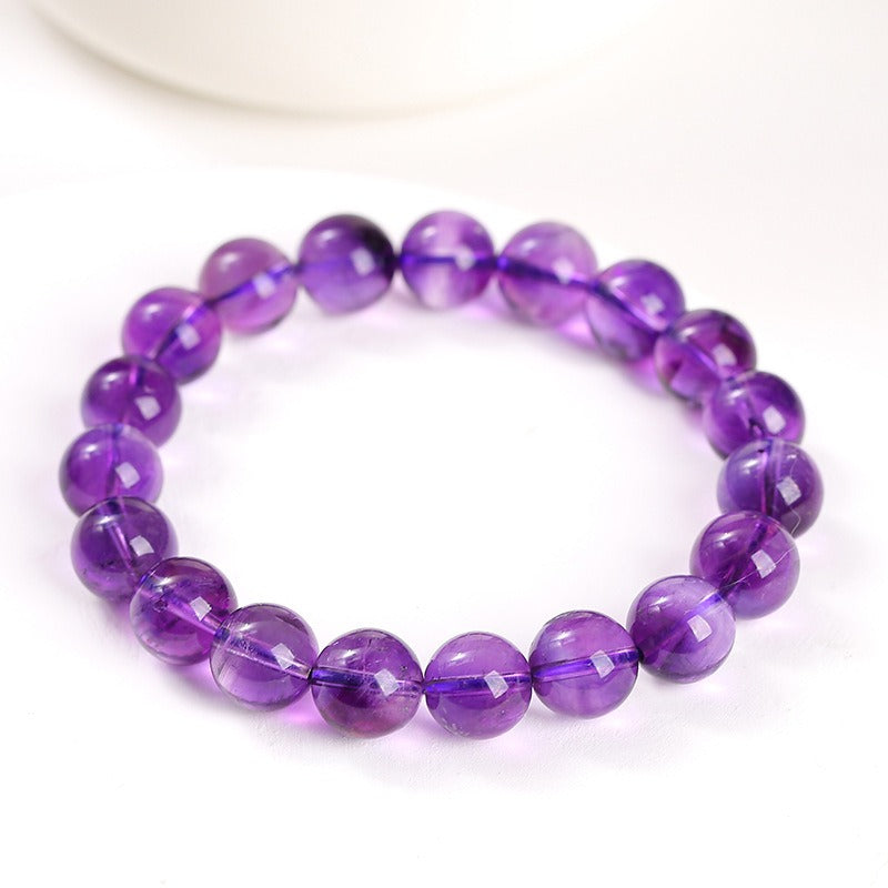 Uruguayan light Amethyst Crystal Bracelet04