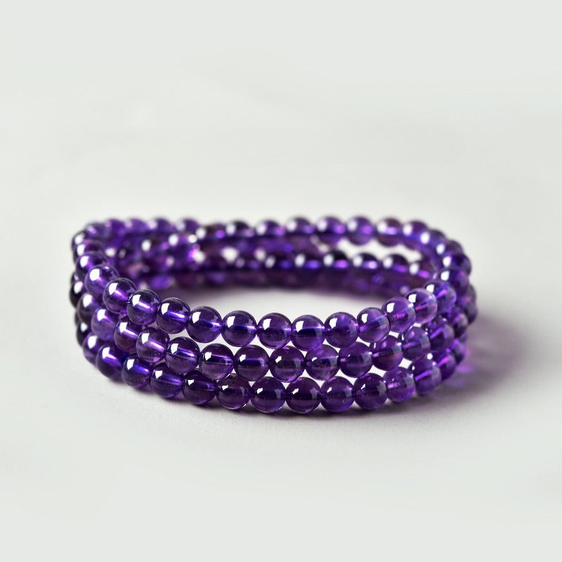 Uruguay Amethyst Bracelet 3 loops04