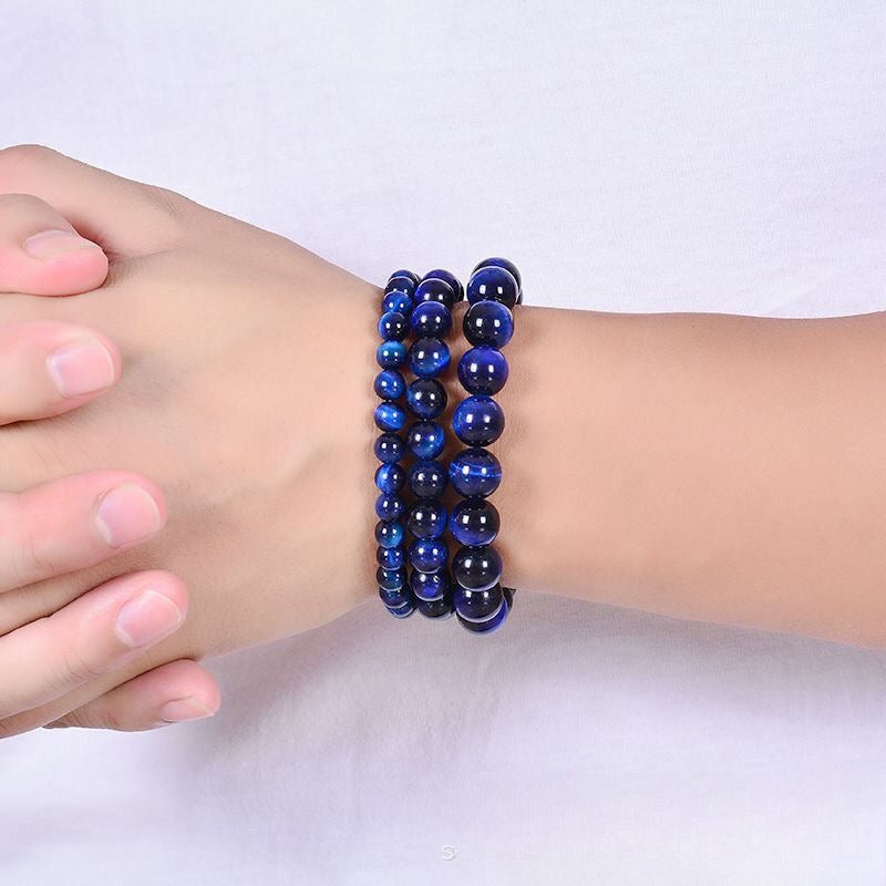 Lapis Lazuli Tiger Eye Stone Bracelet06