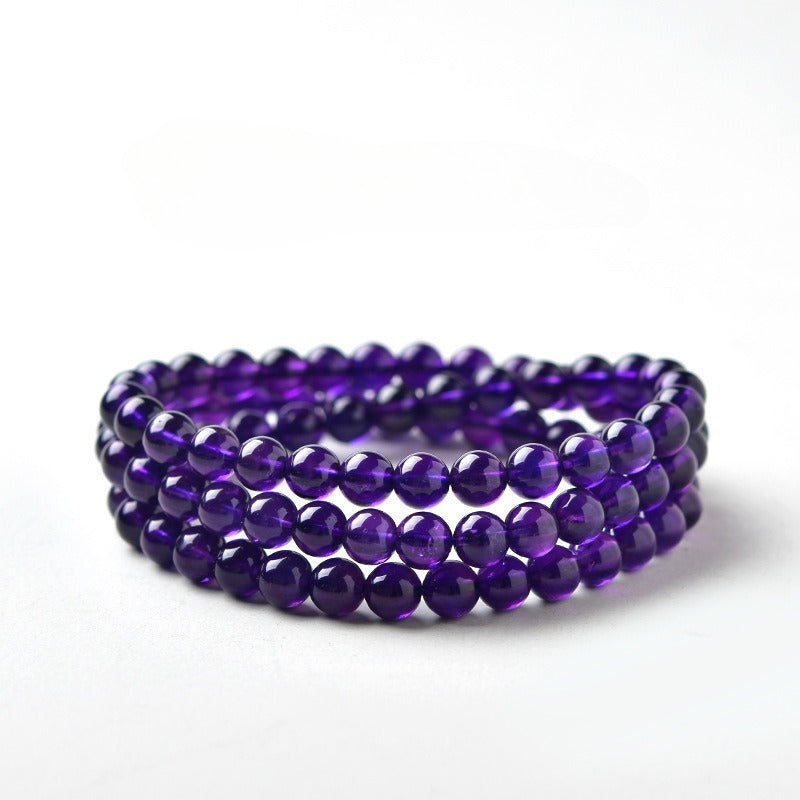 Uruguay Amethyst Bracelet 3 loops5