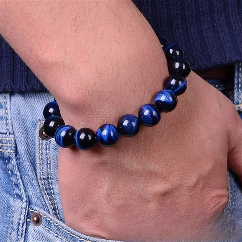 Lapis Lazuli Tiger Eye Stone Bracelet05