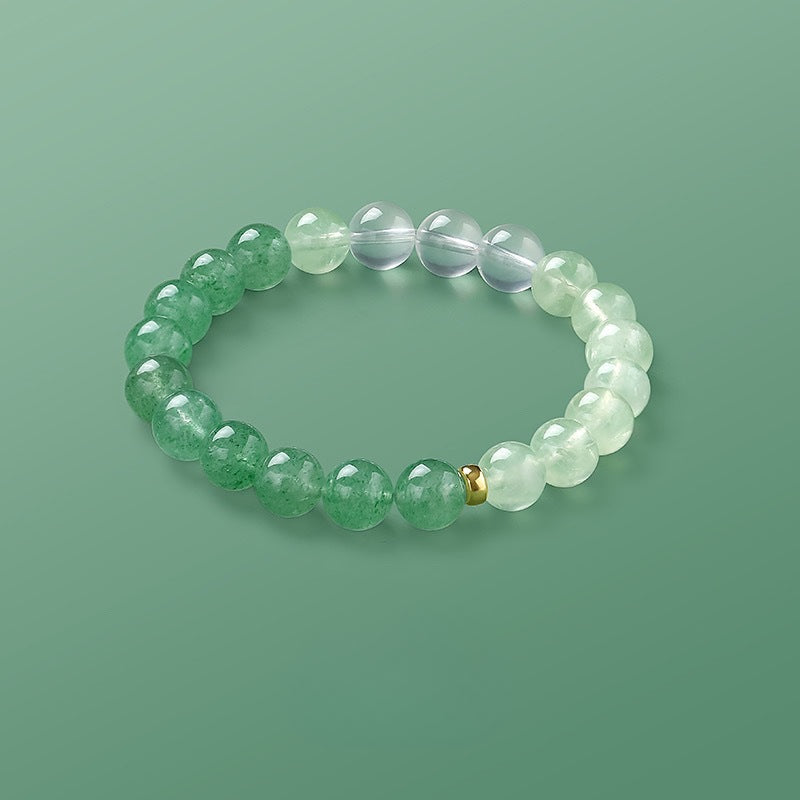 Green Strawberry Crystal Bracelet - KALUCK