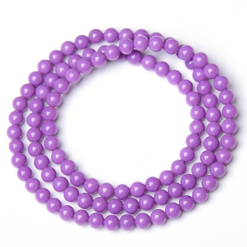 Purple Lepidolite bracelet-3loops