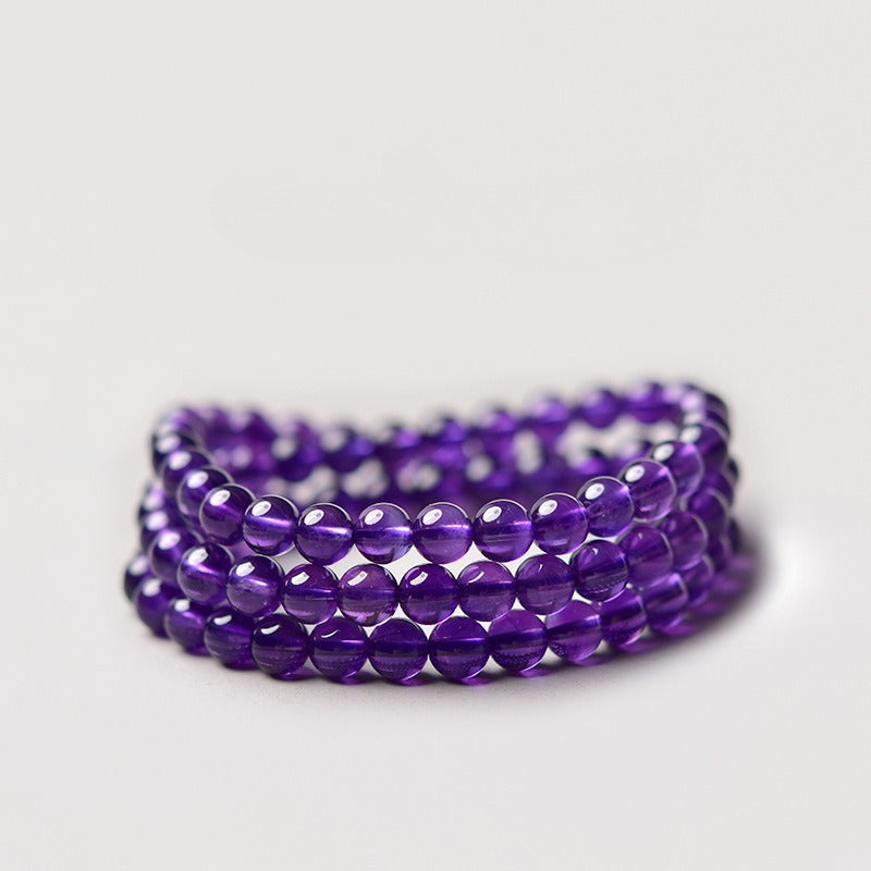 Uruguay Amethyst Bracelet 3 loops02