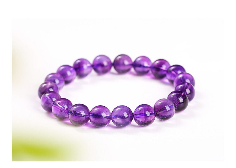 Uruguayan light Amethyst Crystal Bracelet02