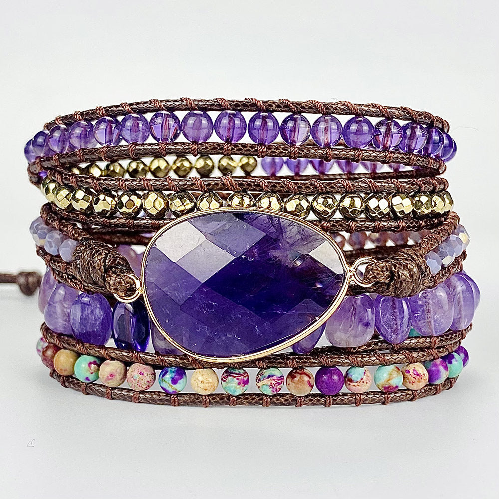 Amethyst Crystal Bracelet03