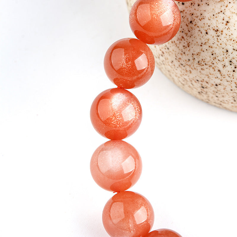 Orange Moonstone Bracelet 6A - KALUCK