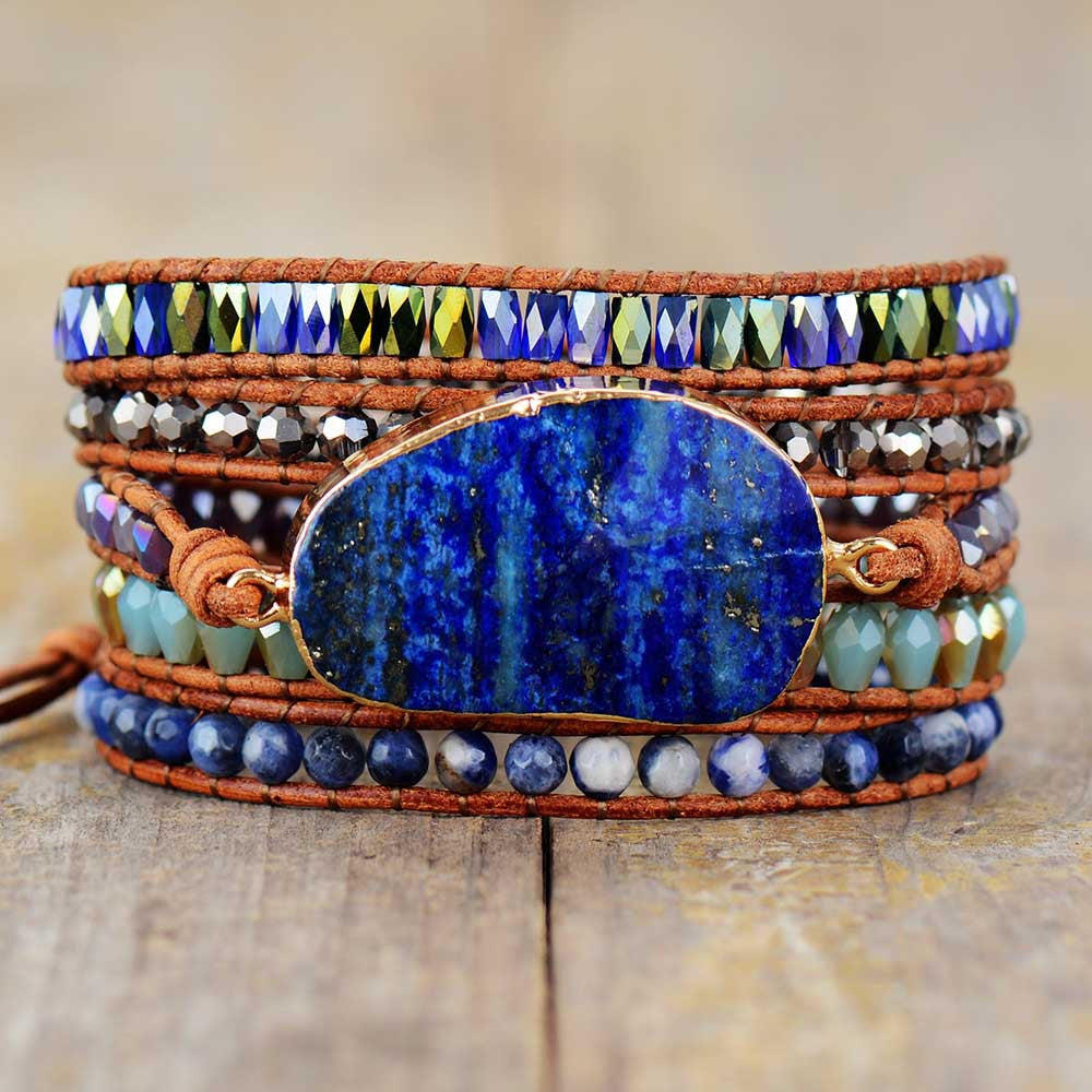 Lapis Lazuli Bohemian bracelet01