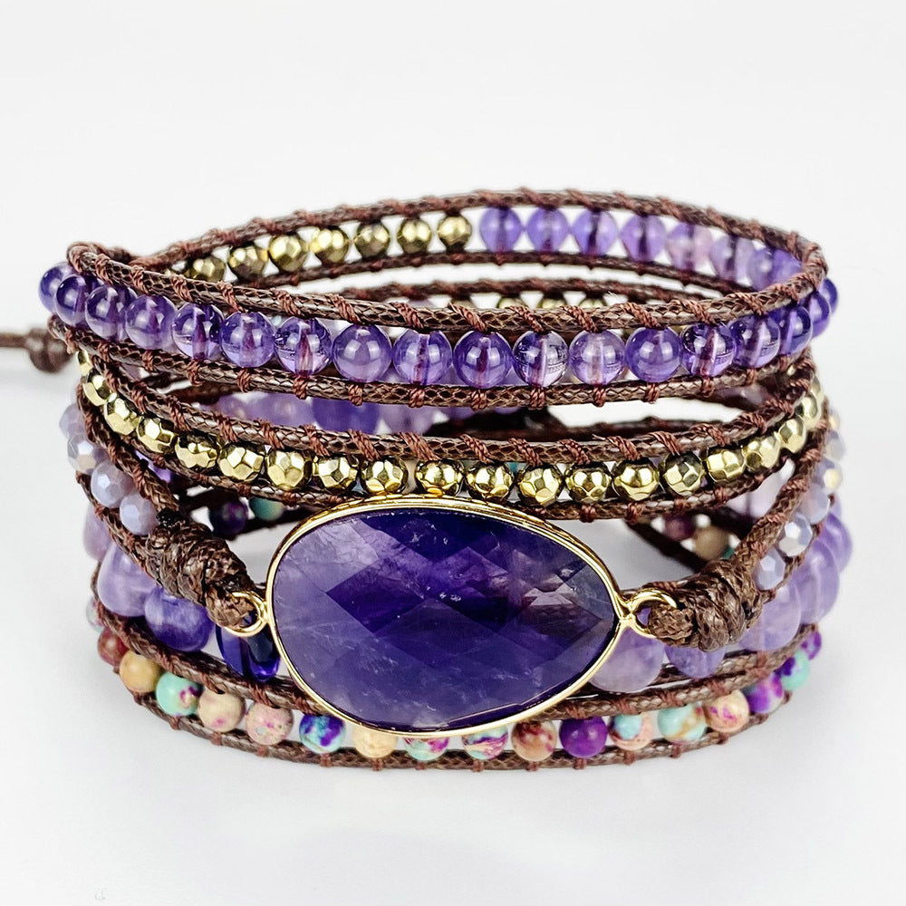 Amethyst Crystal Bracelet01