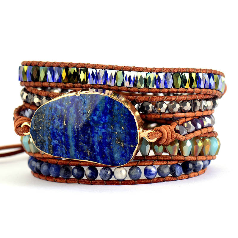 Lapis Lazuli Bohemian bracelet05