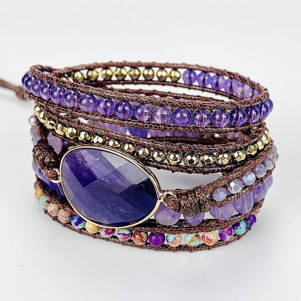 Amethyst Crystal Bracelet02