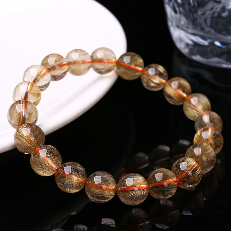 Golden Hair Clear Crystal Bracelet03