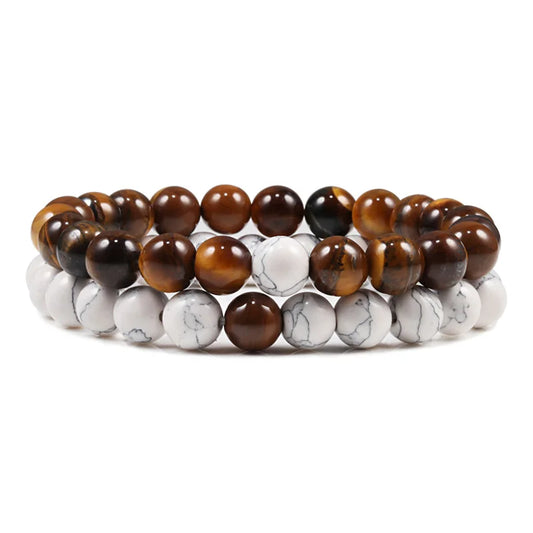 Tiger Eye Beaded Pack Bracelet01