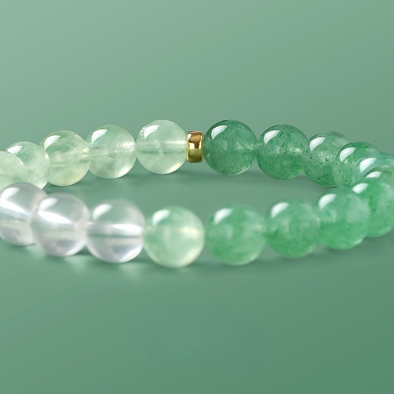 Green Strawberry Crystal Bracelet - KALUCK